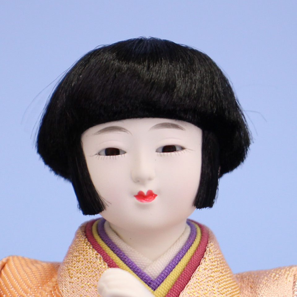 雛人形単品 芥子五人囃子　顔
