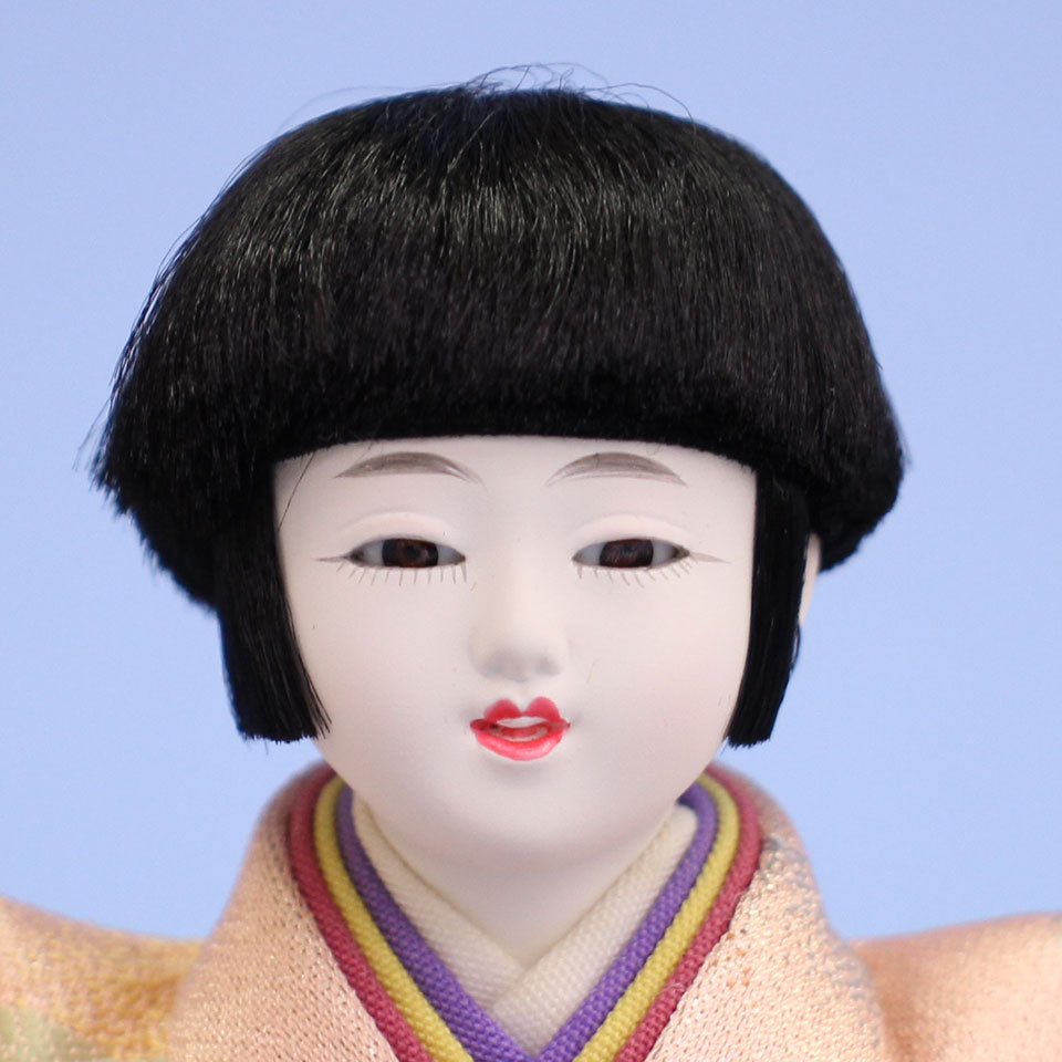 雛人形単品 芥子五人囃子　顔