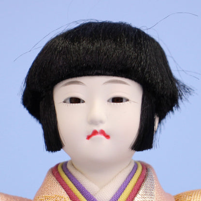 雛人形単品 芥子五人囃子　顔