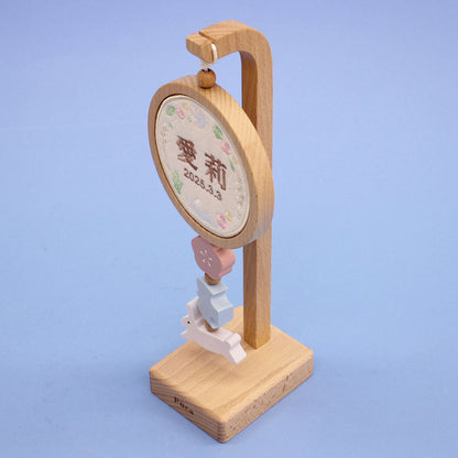 女の子の名前札　高さ30cm プーカ　ゆらゆら