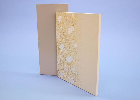 Paravent pour poupées May et Hina, hauteur 30 cm, n° 10, vanille sable recouverte de gaze, beige, forme irrégulière