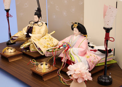 雛人形平飾り 京十二番21205-PCG　オディール　ズーム