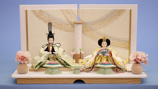 Flat Hina Doll Display Width 50㎝ #8365 Kyo13 pastel