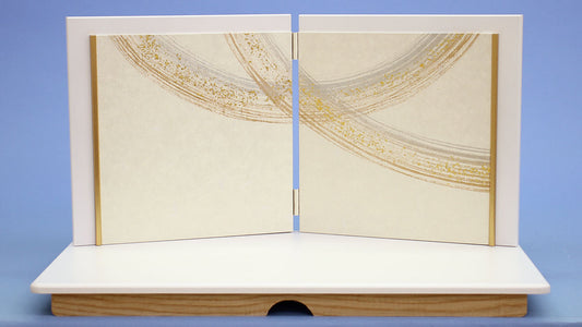 平台屏風セット 幅50cm 白しけ引き