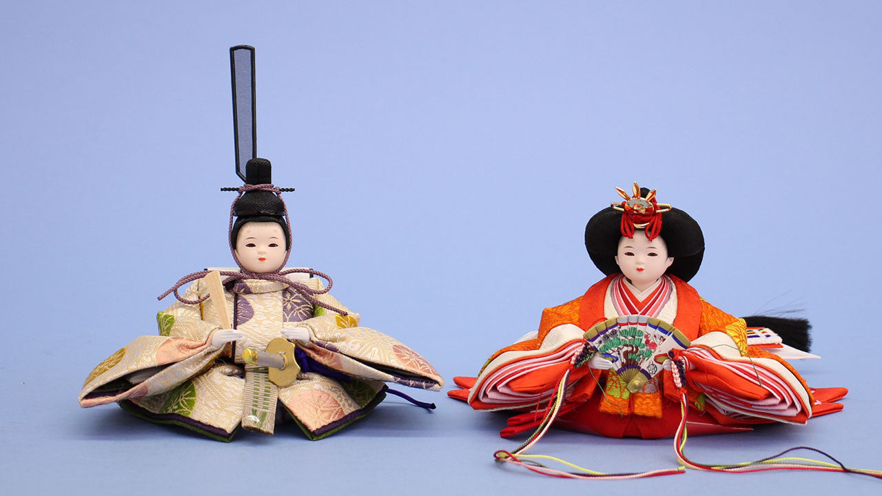 雛人形単品 親王2 正絹上仕立てまめびな #50