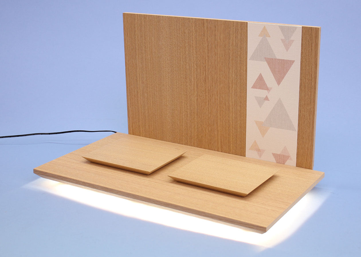 雛人形・平台衝立セット 幅45cm Kagayaki