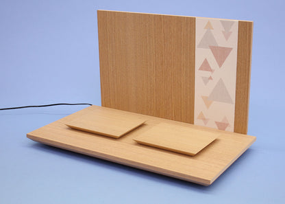 雛人形・平台衝立セット 幅45cm Kagayaki