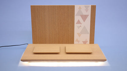 雛人形・平台衝立セット 幅45cm Kagayaki