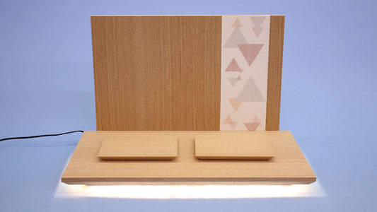 雛人形・平台衝立セット 幅45cm Kagayaki