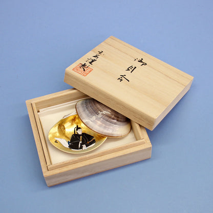 雛人形・雛道具 高級本金手描き絵付き貝合わせ十二単　一対