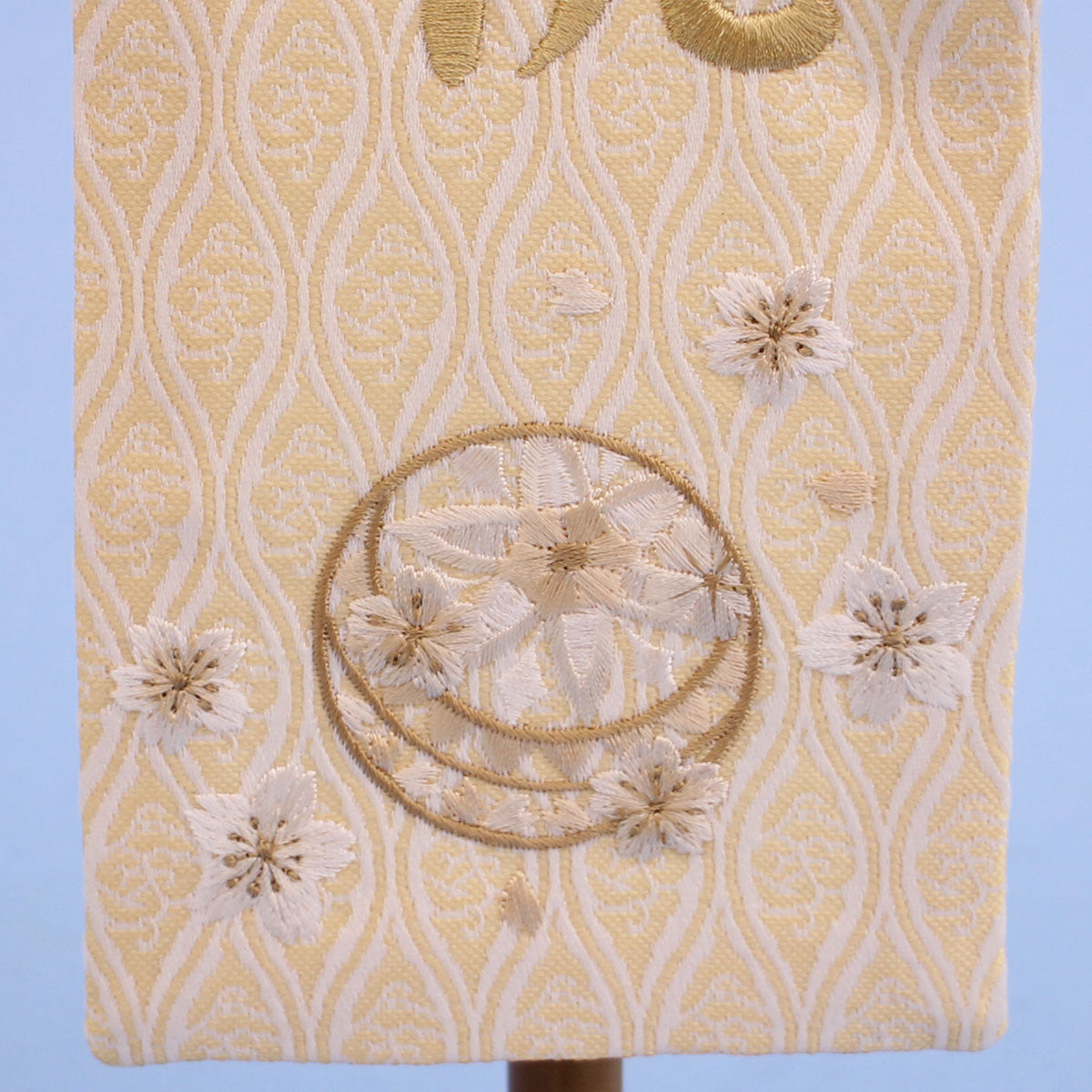 女の子の名前旗　高さ30.5cm（ミニ）キナリまり刺繍