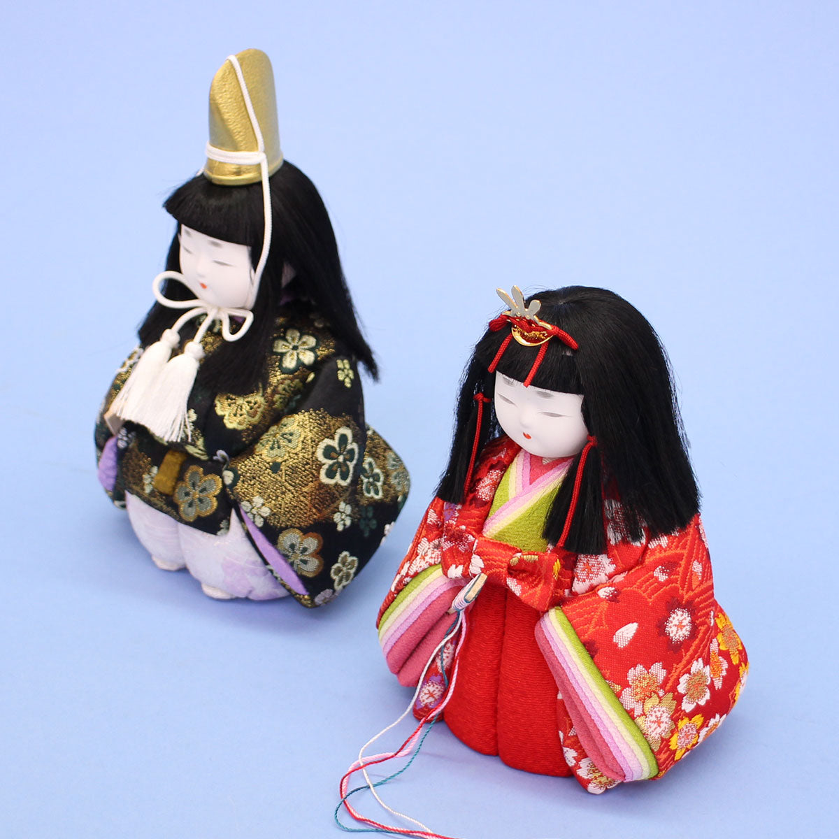 木目込み雛人形 ケース入り寿鳳作もも花