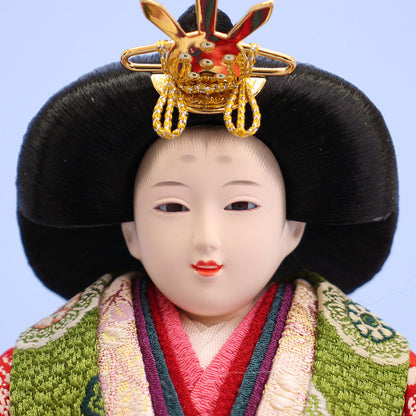 木目込み雛人形 No720 小春雛　姫顔