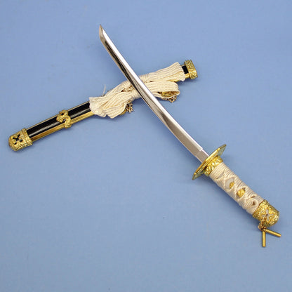 五月人偶配件，弓与剑套装单独销售，13号白木，红弓