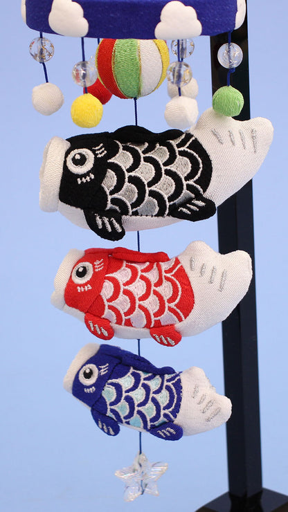 つるしタイプ鯉のぼり 高さ33cm ぽかぽか レギュラー