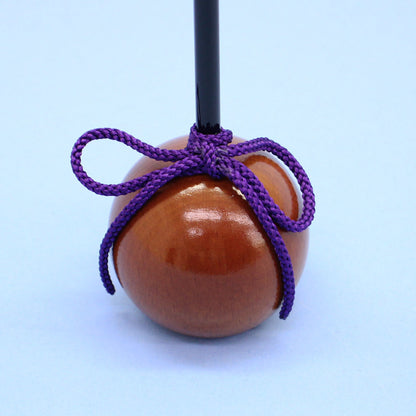 五月人偶单品装饰：箭架装饰，32厘米，棕色漆球猫头鹰