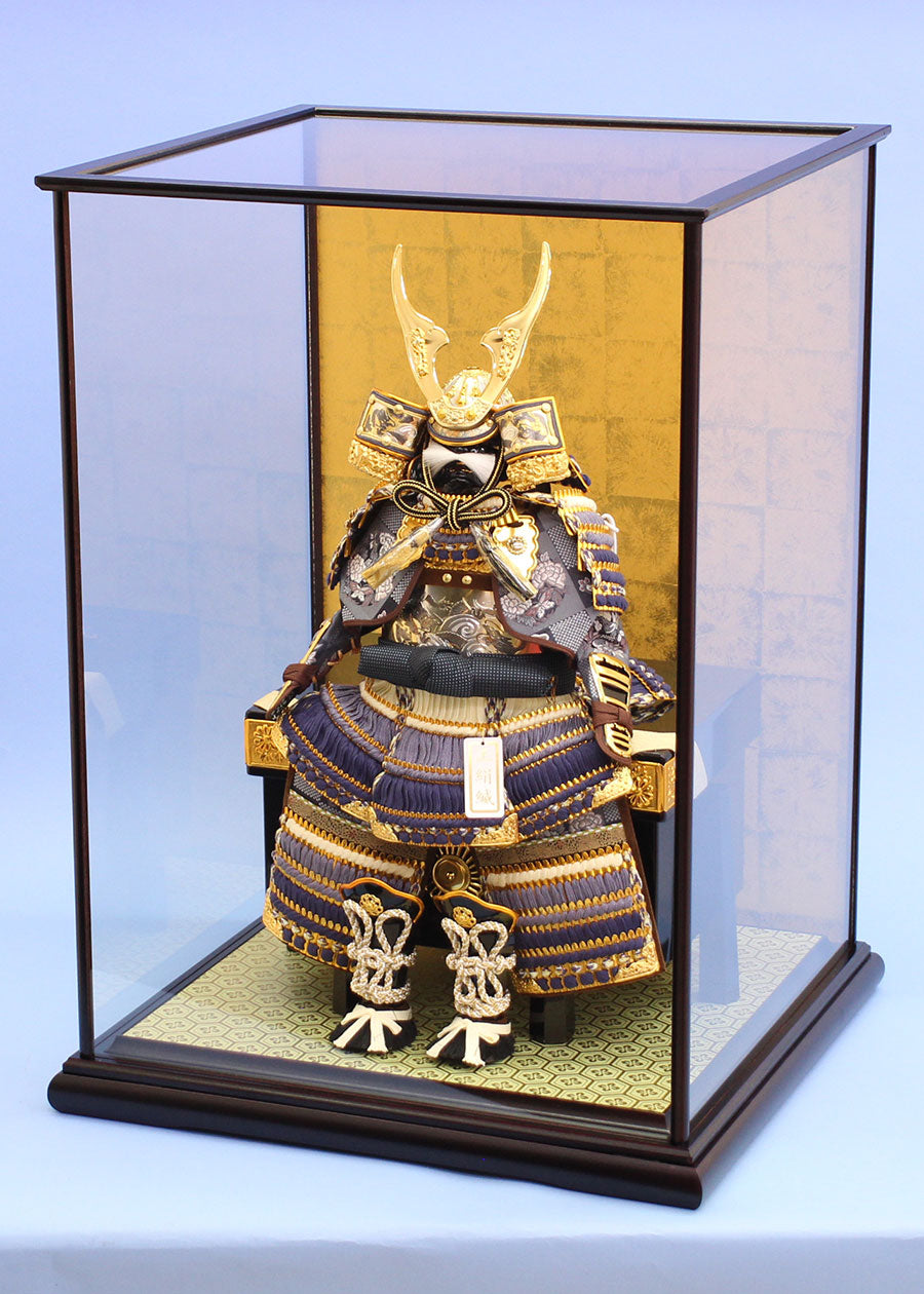 五月人形 単品鎧 高さ 58cm 皇宸作 6号紺碧の鎧 – 寿鳳人形の東芸