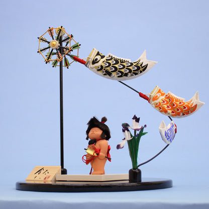 五月人形 幸一光作金太　鯉のぼり飾り