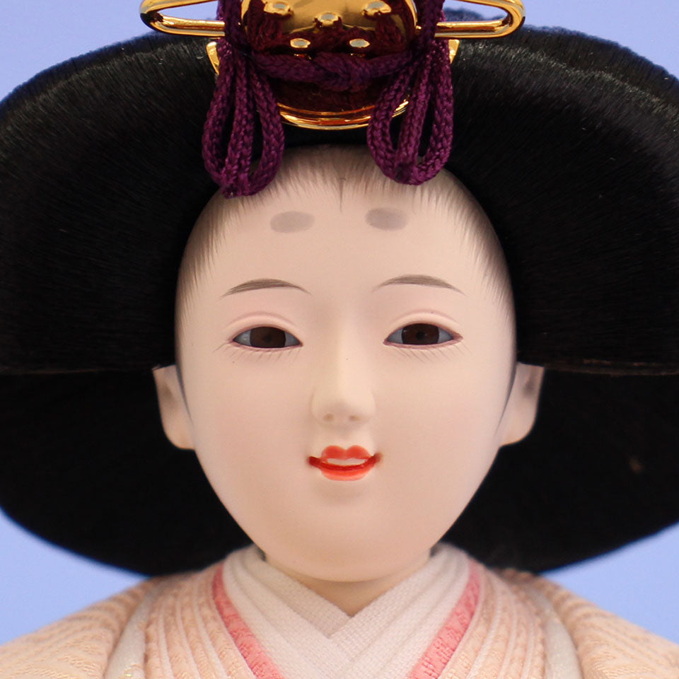 雛人形収納飾り 幅60cm芥子親王収納セット　ピンク６０　ふた式