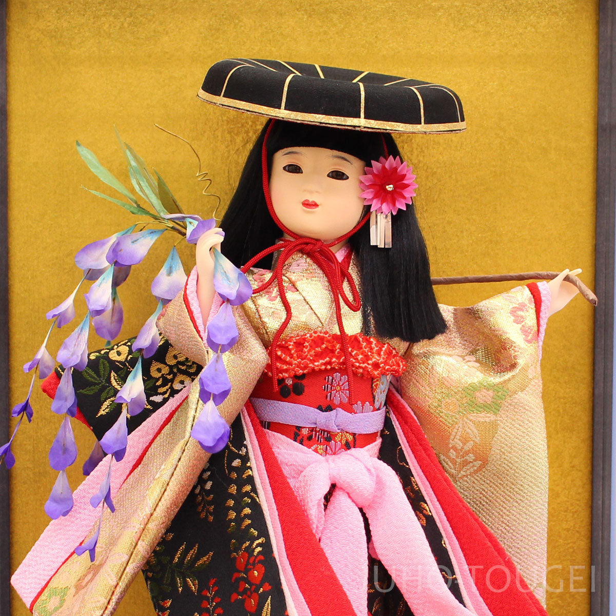 雛人形 舞踊人形 7号 戸付き 藤娘