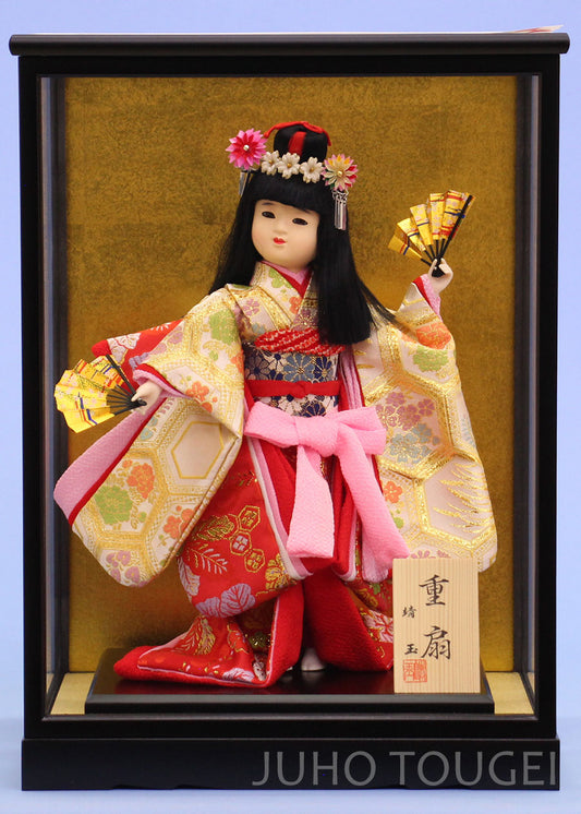 雛人形 舞踊人形 7号 戸付き 重扇