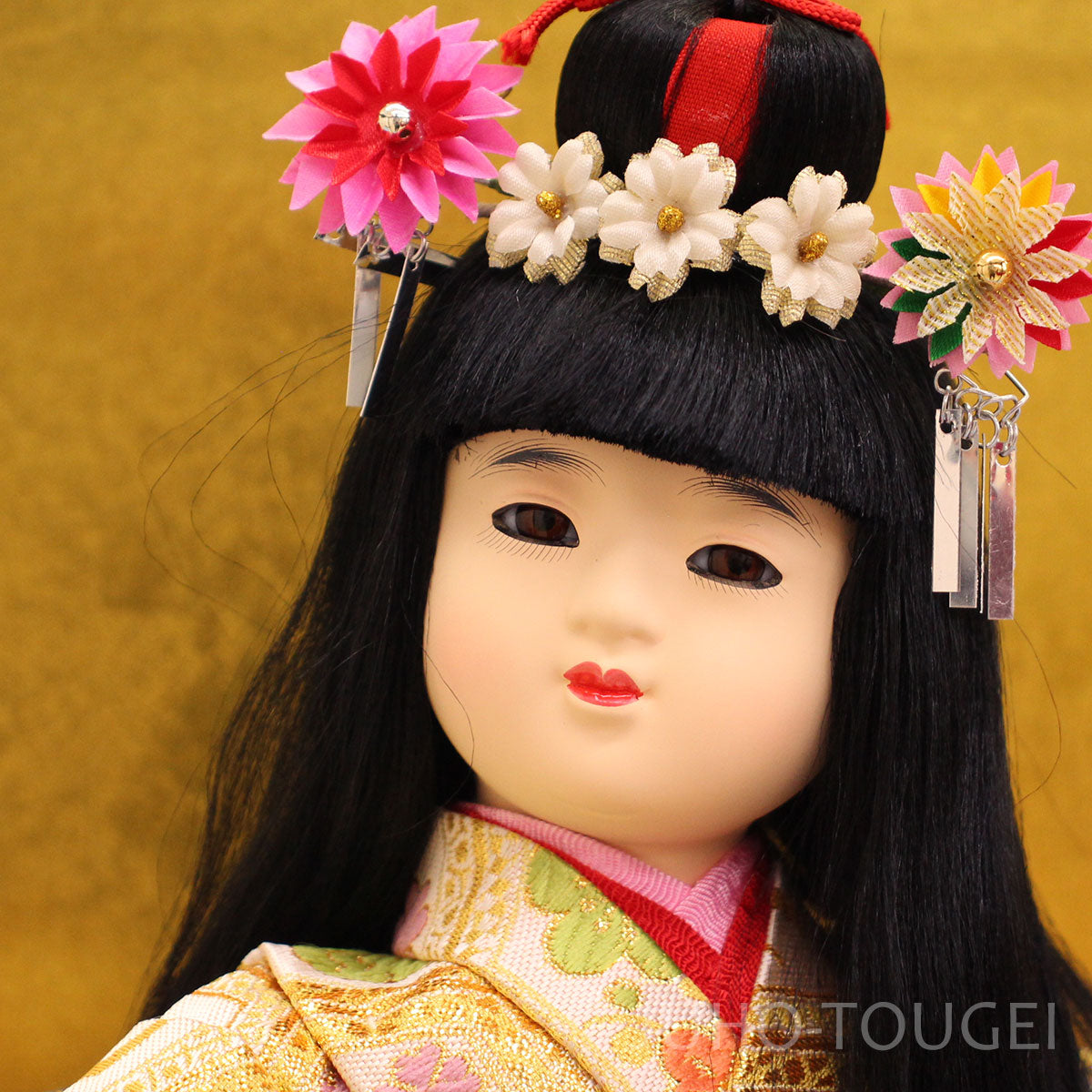 雛人形 舞踊人形 7号 戸付き 重扇