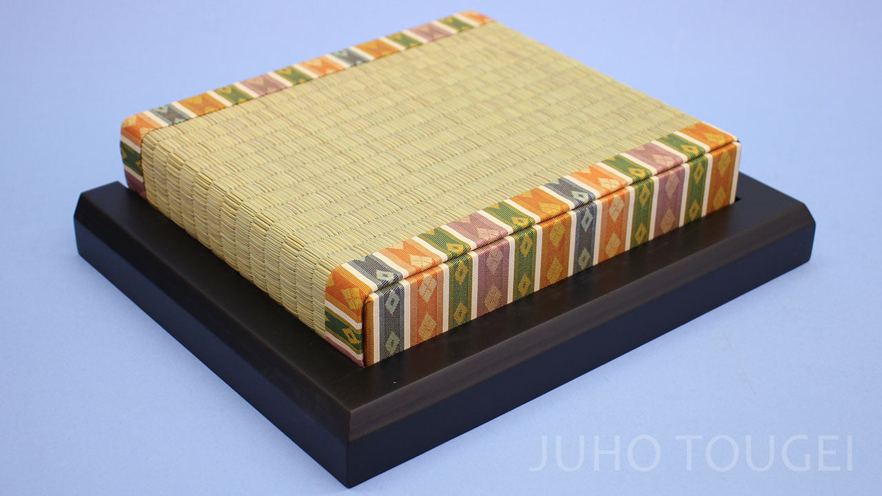 ひな人形 付属品道具 幅27㎝ 小十番 イ草畳親王台（在庫限り）