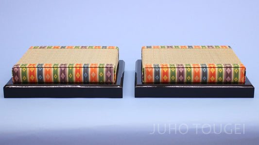 ひな人形 付属品道具 幅27㎝ 小十番 イ草畳親王台 (難あり品)