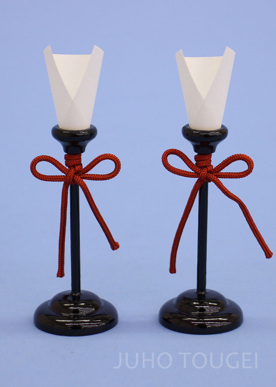 木製燭台　10㎝