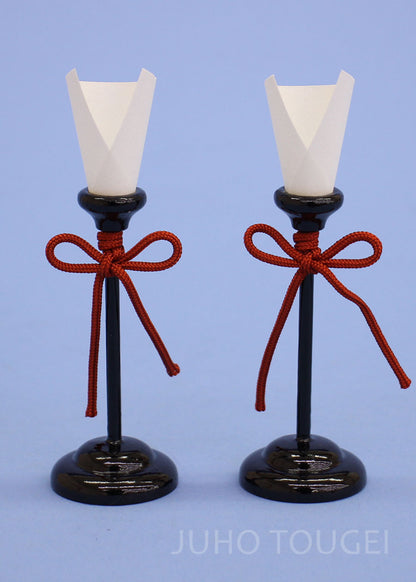 木製燭台　10㎝
