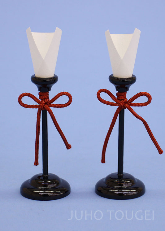 木製燭台　10㎝