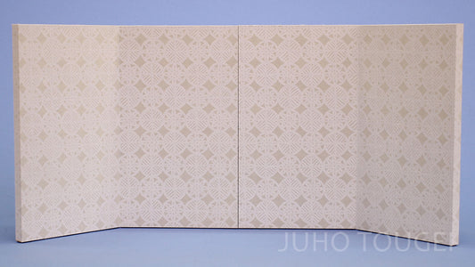 越中和紙包み込み屏風　手まり