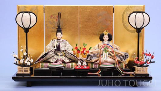 小三五ラメ箔親王　金箔花丸