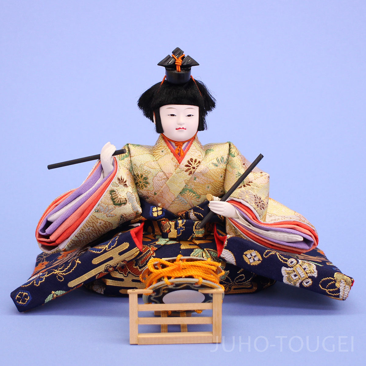 雛人形の持ち物、小道具 五人囃子小道具 ③三五セット – 寿鳳人形の東芸