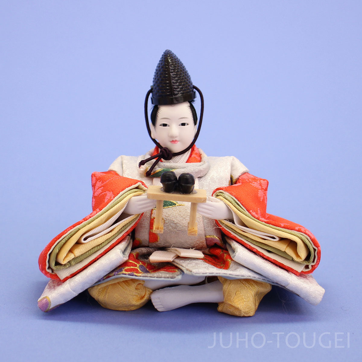 雛人形の持ち物、小道具三人仕丁 ①柳小道具セット – 寿鳳人形の東芸