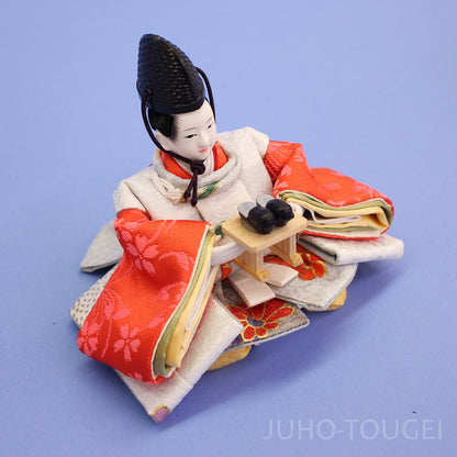 Accessoires et accessoires pour poupées Hina Trois serviteurs 1 ensemble complet d'accessoires en saule