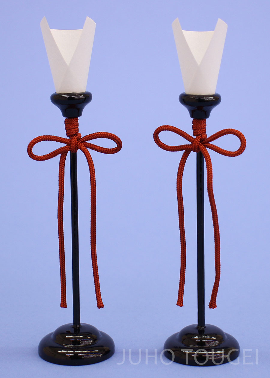 Accessoires pour poupée Hina, bougeoir non allumé 13 cm (en boise)