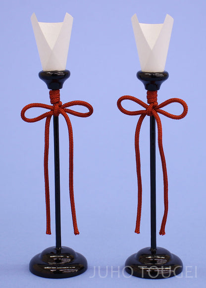 Accessoires pour poupée Hina, bougeoir non allumé 13 cm (en boise)