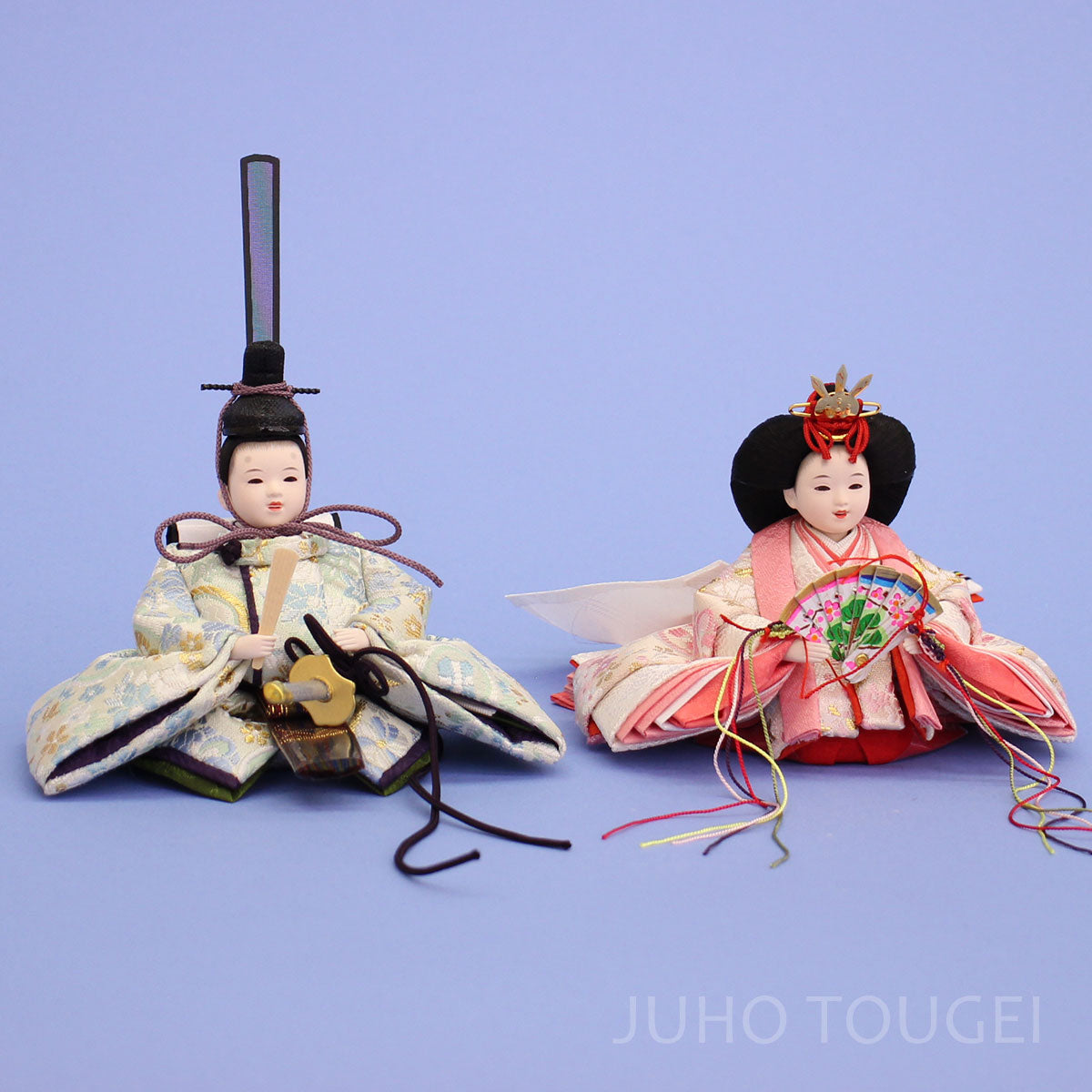 雛人形単品 親王2 刺繍まめびな #44 イメージ