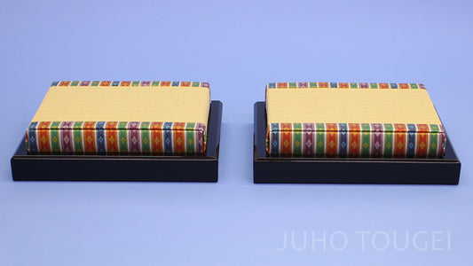 Accessoires pour poupée Hina Largeur 31 cm 10ème papier japonais Miryu tatami Support Prince Impérial