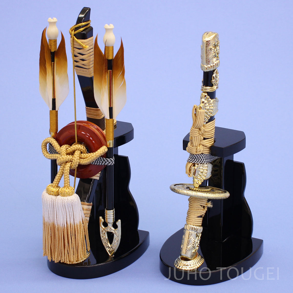 五月人形用付属品、弓太刀セット単品販売  7号 日光