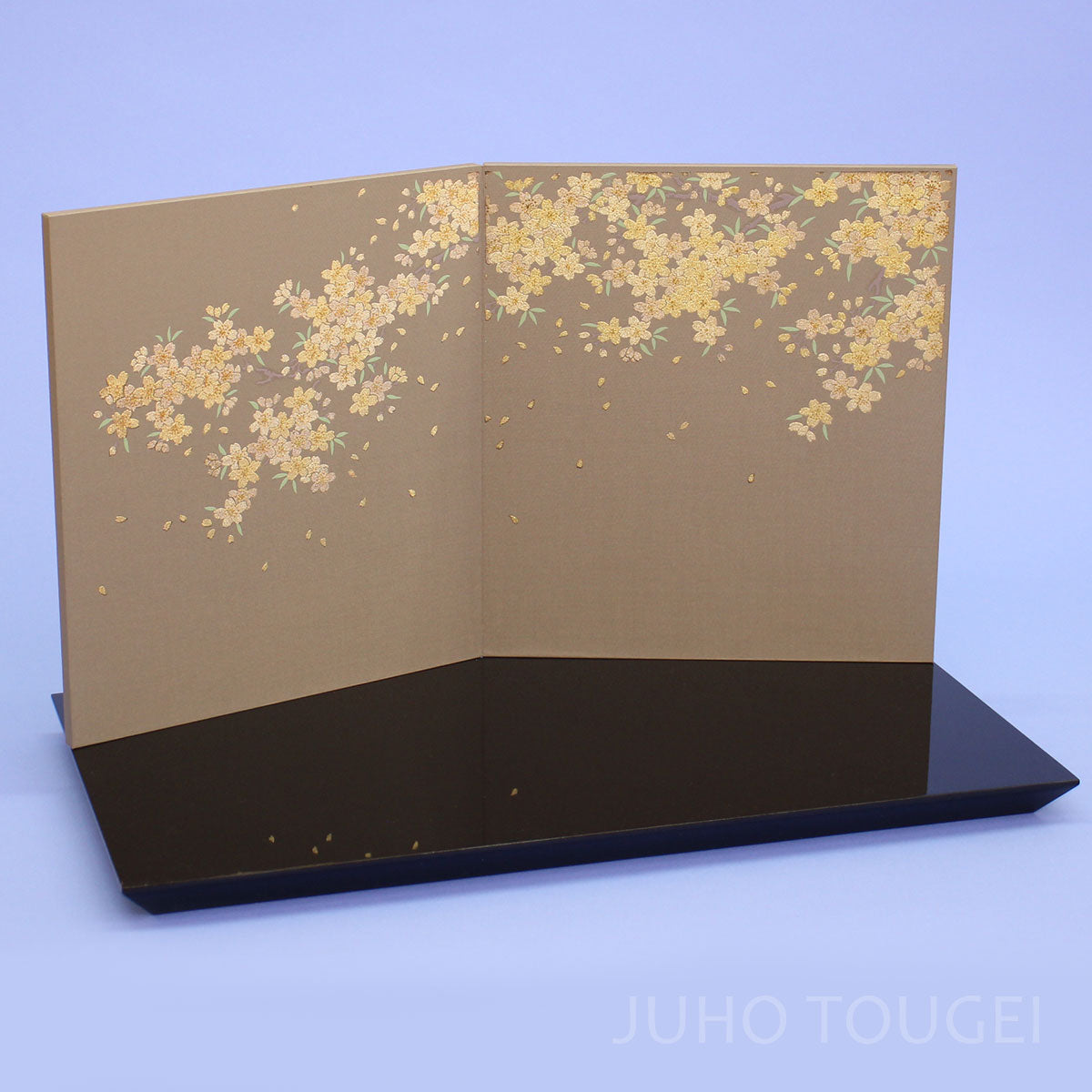 52㎝-10金彩桜台屏風セット　イメージ