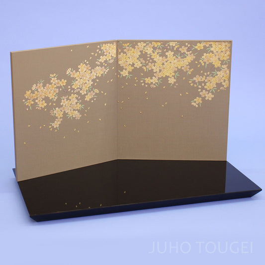 52㎝-10金彩桜台屏風セット　イメージ
