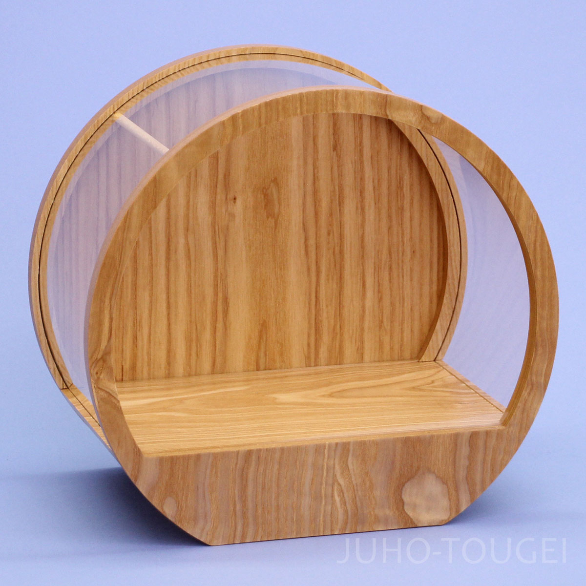 マグネット式丸型アクリルケース　イメージ