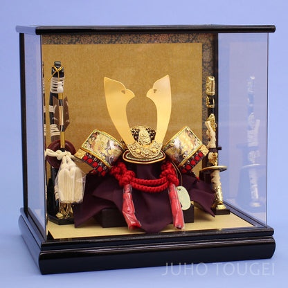 8号彫金兜　R11-30アクリル　イメージ