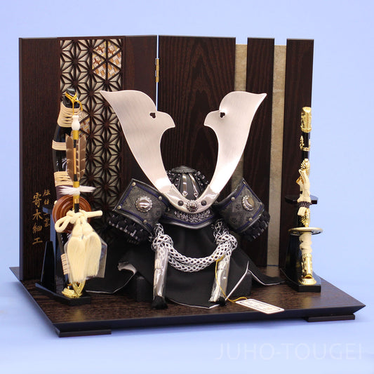 黒部兜　麻の葉寄木オーク　イメージ