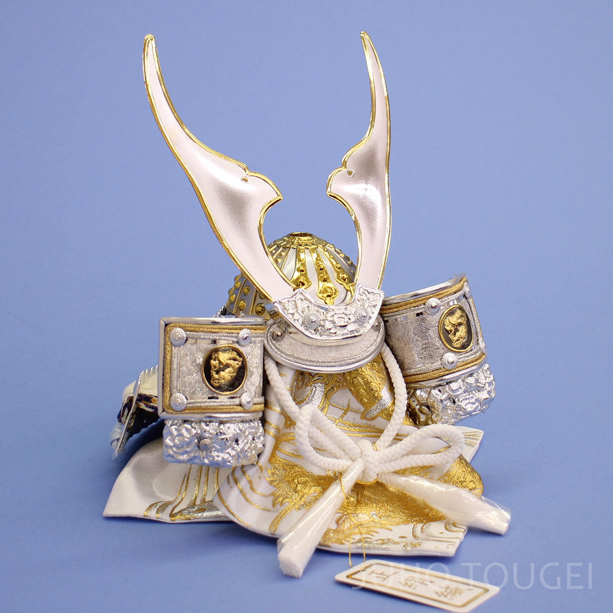 五月人形 単品兜 高さ19cm 皇宸作　６号　白龍兜