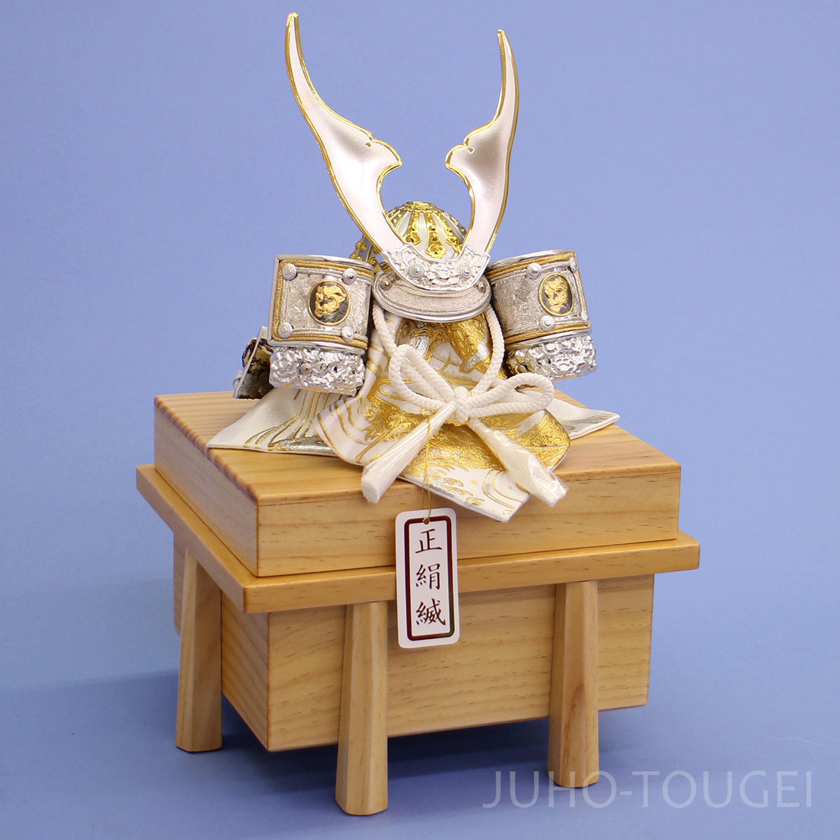 五月人形 単品兜 高さ19cm 皇宸作　６号　白龍兜