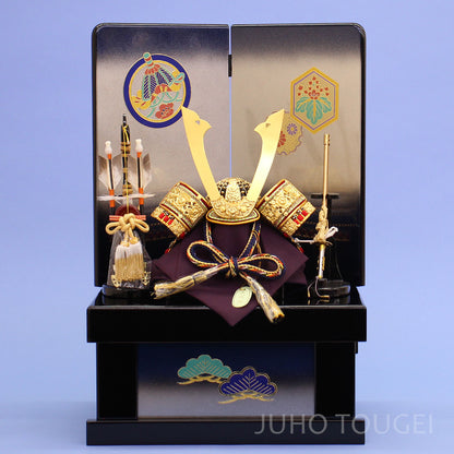 May Doll kabuto Storage Set Width 34cm Compact No.8 Wing Set
