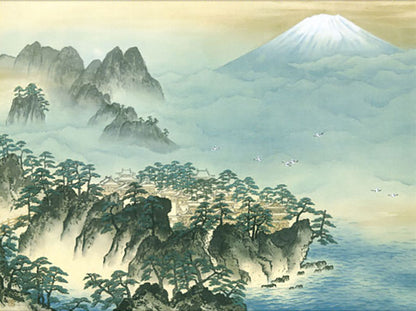 Yokoyama Taikan « Muga (L'Absence de soi) » - Mini Kakemono | Reproduction d'Art